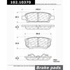 Centric Parts CTEK Brake Pads, 102.10370 102.10370